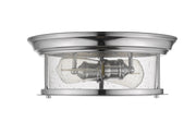 Sonna 2 Light 13.5" Flush Mount in Chrome