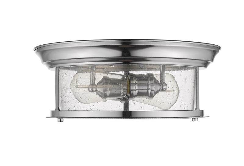 Sonna 2 Light 13.5" Flush Mount in Chrome