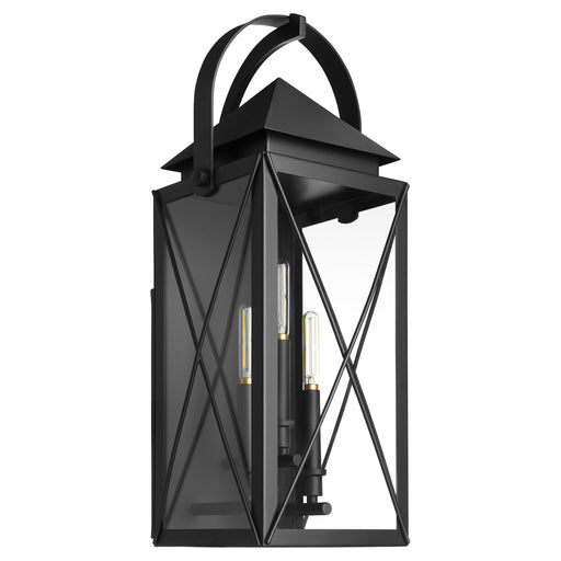 Mystic 25" 3 Light Outdoor Wall Lantern in Matte Black