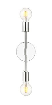 Modernist 2 Light 5" Wall Sconce in Chrome