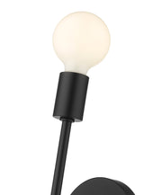 Modernist 2 Light 5" Wall Sconce in Matte Black