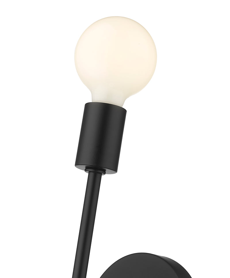Modernist 2 Light 5" Wall Sconce in Matte Black