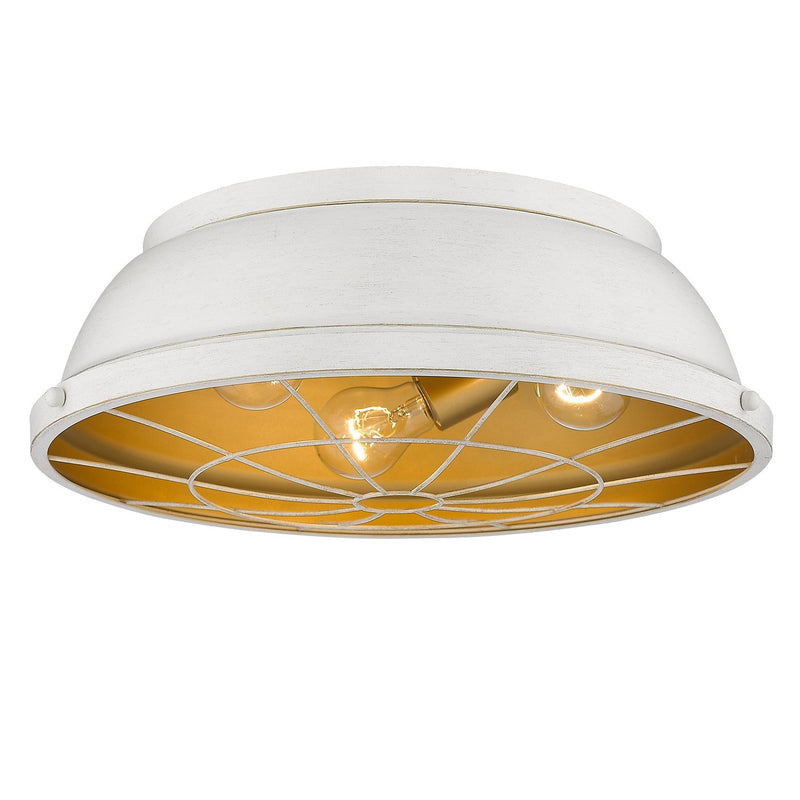 Bartlett 3-Light Flush Mount in French White