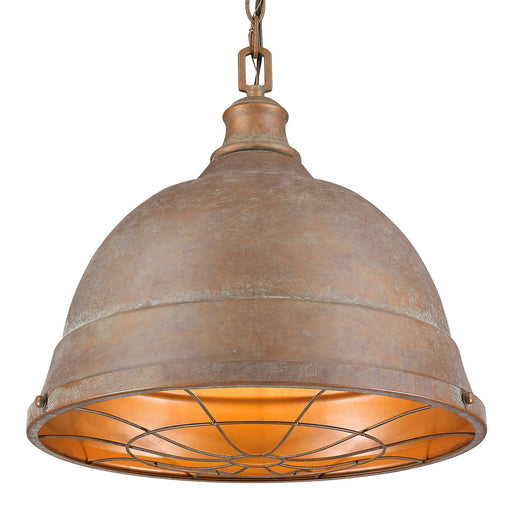 Bartlett 2-Light Pendant in Copper Patina