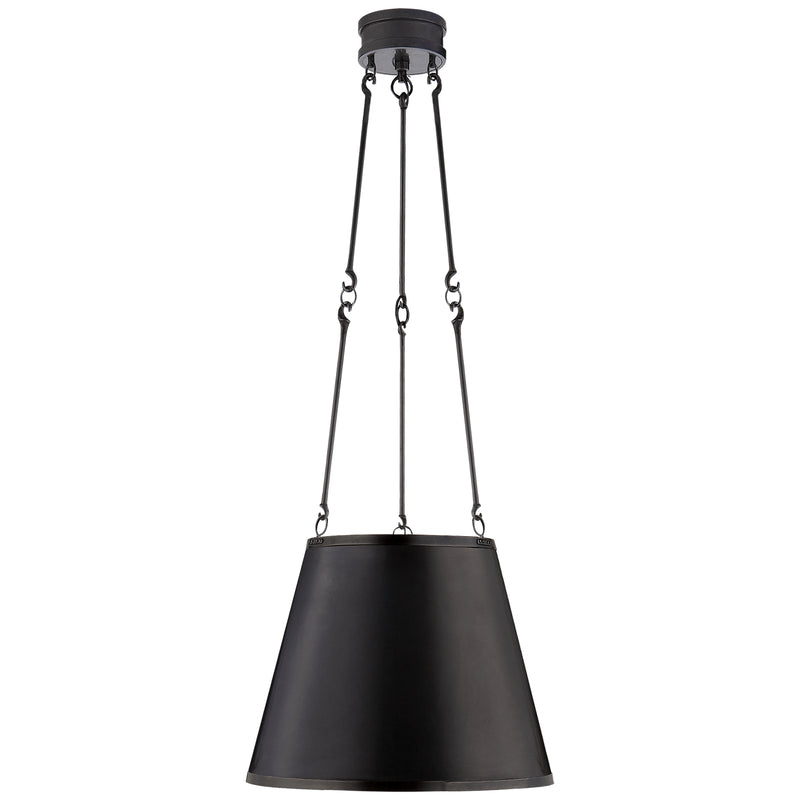 Lily Three Light Pendant in Gun Metal