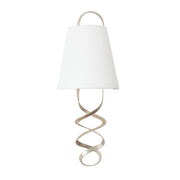 Dota 2-Light Wall Sconce in Warm Silver Leaf