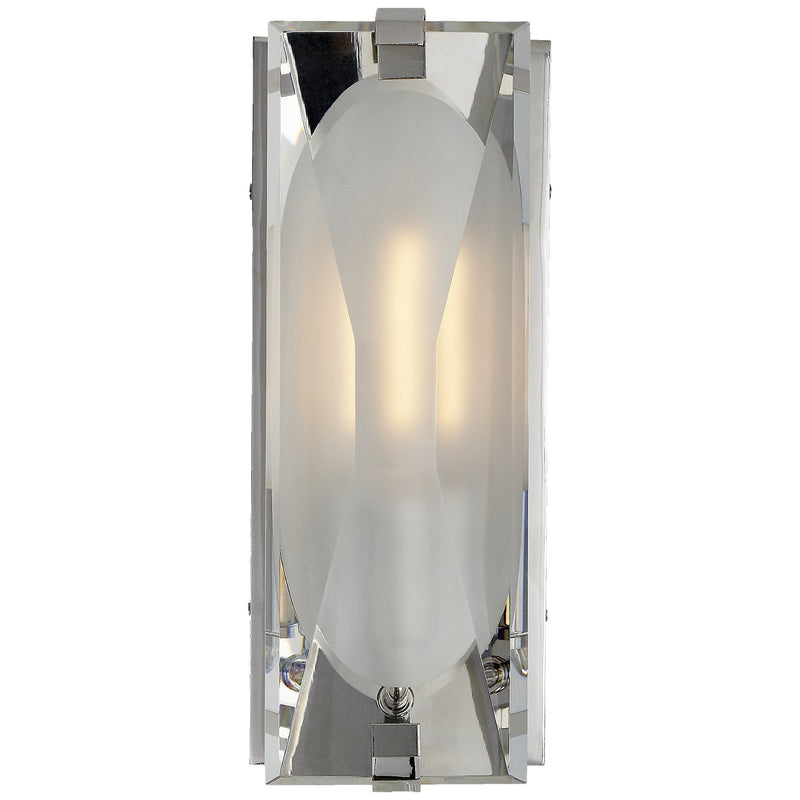 Castle Peak Small Wall Sconce in Polished Nickel
