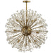 Dickinson 21 Light Chandelier in Soft Brass
