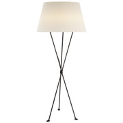 Lebon One Light Floor Lamp in Aged Iron
