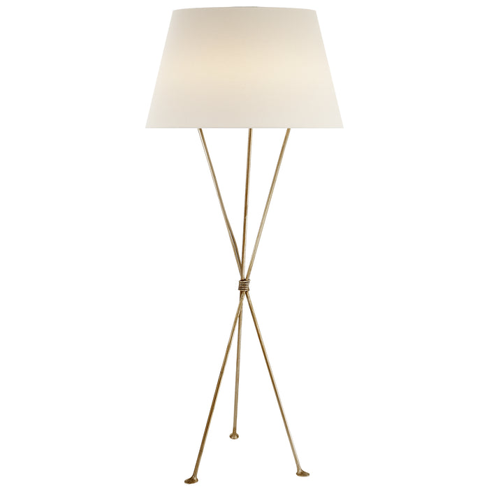 Lebon One Light Floor Lamp in Gild