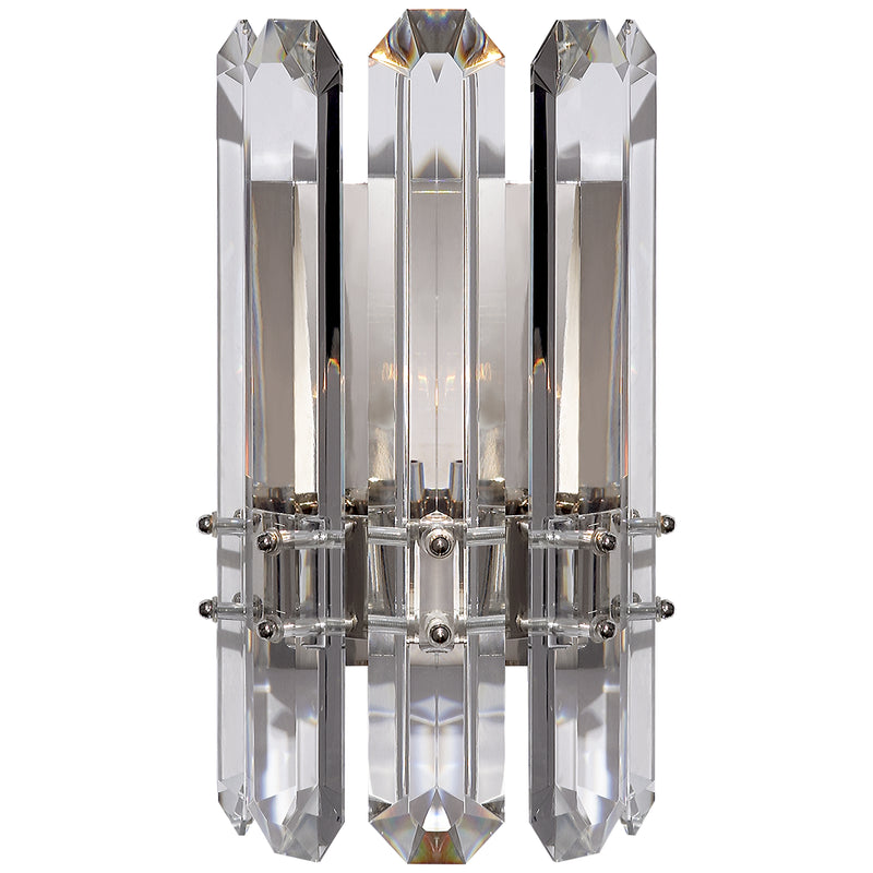 Bonnington One Light Wall Sconce in Polished Nickel