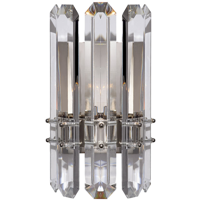 Bonnington One Light Wall Sconce in Polished Nickel