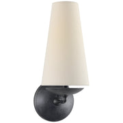 Fontaine Single Wall Sconce in Aged Iron