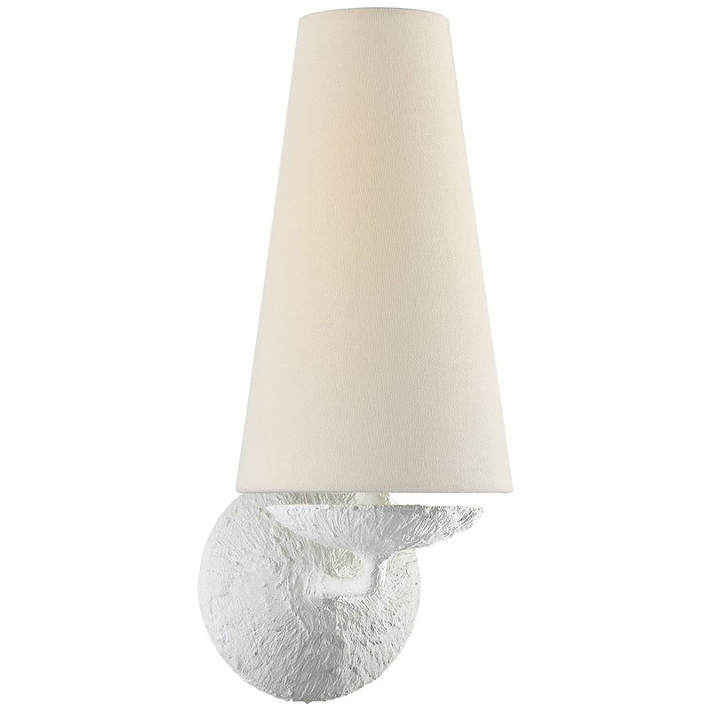 Fontaine Single Wall Sconce in Plaster