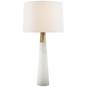 Olsen Two Light Table Lamp in Alabaster