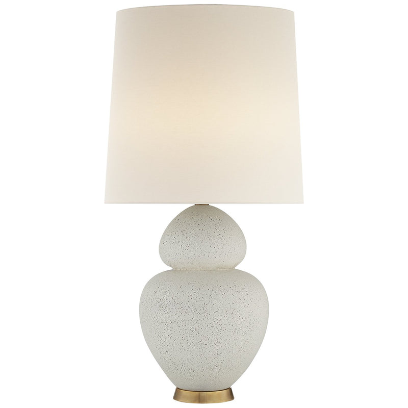 Michelena 2-Light Table Lamp in Chalk White