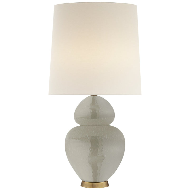 Michelena 2-Light Table Lamp in Shellish Gray