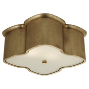 Bolsena Clover 2-Light Flush Mount in Gild