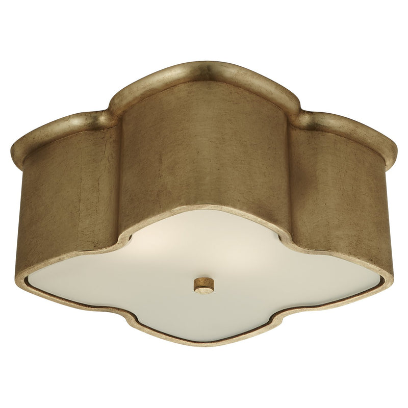 Bolsena Clover 2-Light Flush Mount in Gild