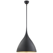 Agnes One Light Pendant in Matte Black