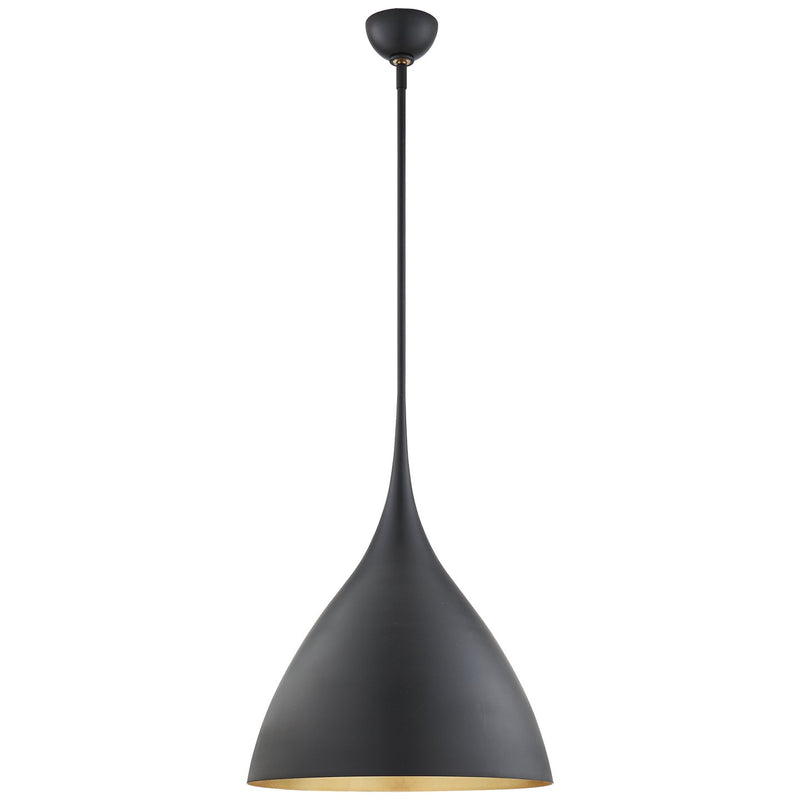 Agnes Medium Pendant in Matte Black