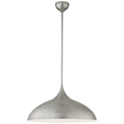 Agnes Large Pendant in Burnished Silver Leaf