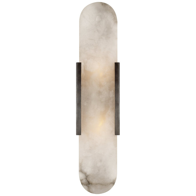 Melange Elongated 20" 2-Light Wall Sconce in Bronze