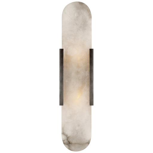 Melange Elongated 20" 2-Light Wall Sconce in Bronze