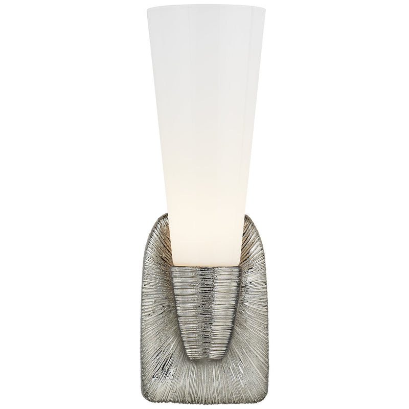Utopia Small Bath Sconce in Polished Nickel