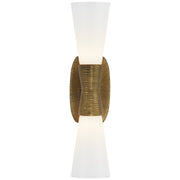 Utopia Small 2-Light Bath Sconce in Gild