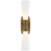 Utopia Large 2-Light Bath Sconce in Gild