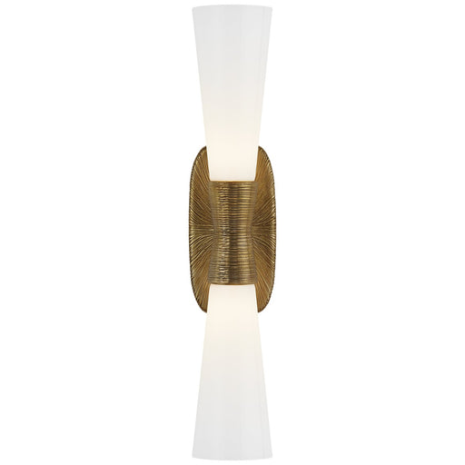 Utopia Large 2-Light Bath Sconce in Gild