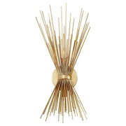 Strada Small 2-Light Wall Sconce in Gild