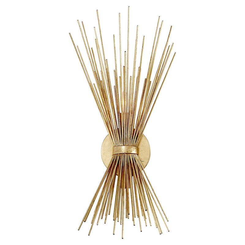 Strada Small 2-Light Wall Sconce in Gild