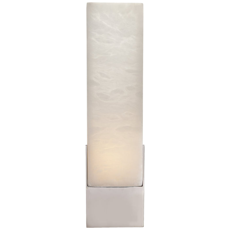 Covet Tall Box Bath Sconce in Polished Nickel