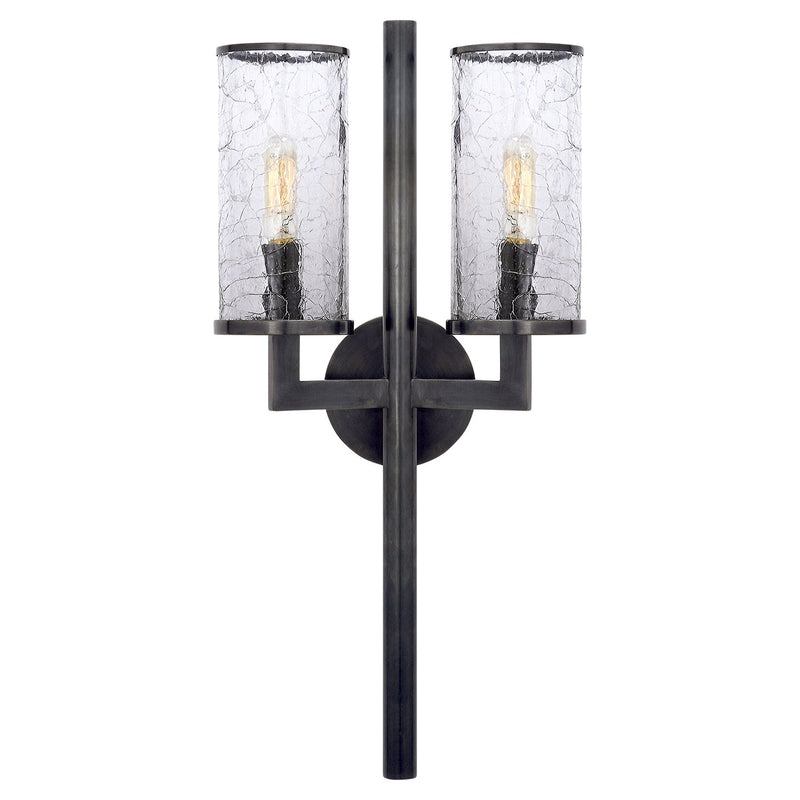 Liaison Double 2-Light Wall Sconce in Bronze