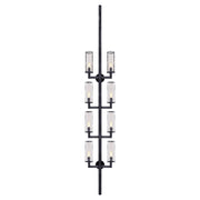 Liaison 84" 8-Light Statement Wall Sconce in Bronze