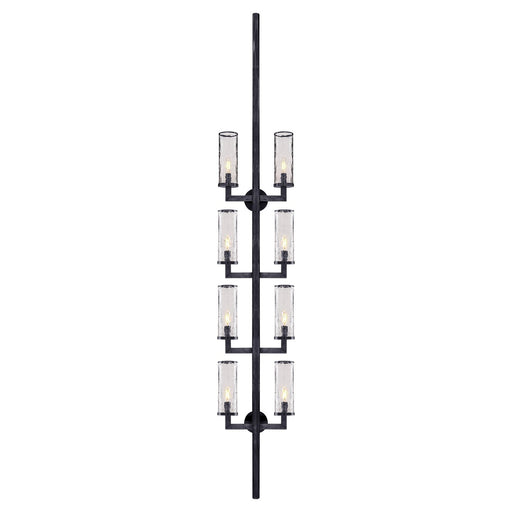 Liaison 84" 8-Light Statement Wall Sconce in Bronze