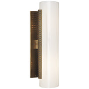 Precision Cylinder 2-Light Wall Sconce in Antique-Burnished Brass