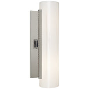 Precision Cylinder 2-Light Wall Sconce in Polished Nickel