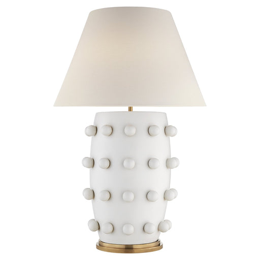 Linden 34" Table Lamp in Plaster White