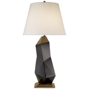 Bayliss Table Lamp in Black Porcelain