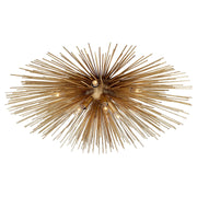 Strada Medium 10-Light Flush Mount in Gild