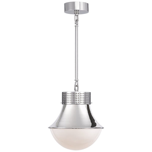 Precision Small Pendant in Polished Nickel