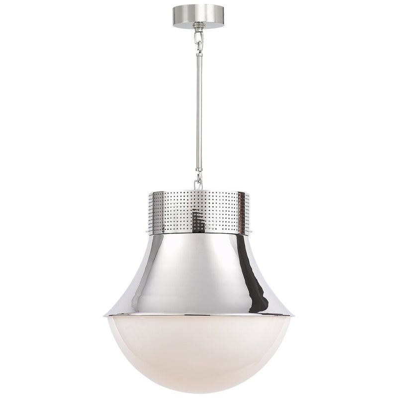 Precision Large Pendant in Polished Nickel