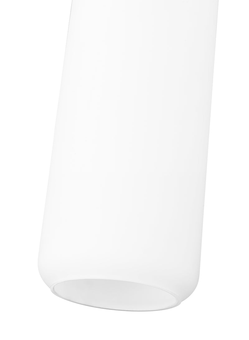 Monty 1 Light 5.25" Pendant, 17" Tall in Brushed Nickel