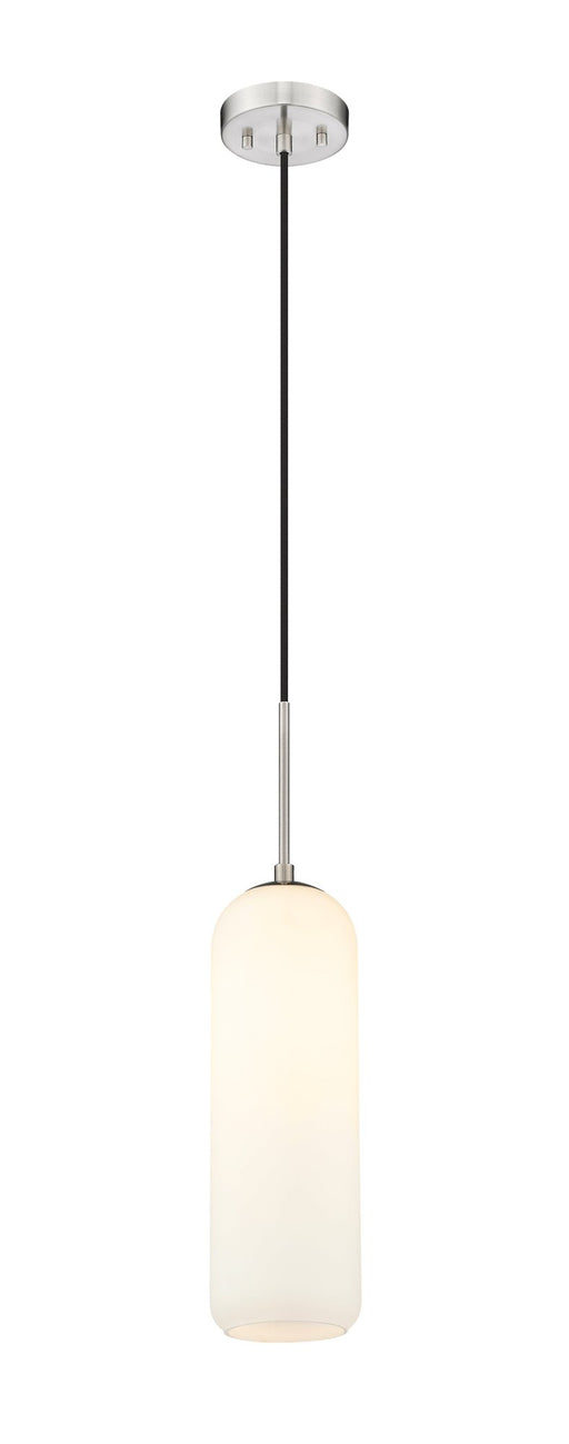 Monty 1 Light 5.25" Pendant, 22" Tall in Brushed Nickel