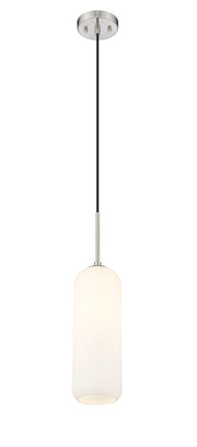 Monty 1 Light 5.25" Pendant, 22" Tall in Brushed Nickel