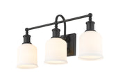 Bryant 3 Light 24" Vanity in Matte Black