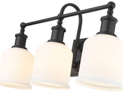 Bryant 3 Light 24" Vanity in Matte Black